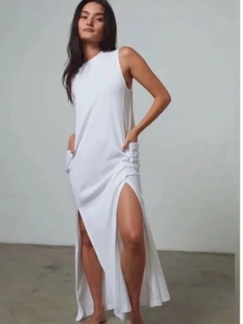 LUNYA White Dress - Brand New - Size Large